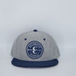 Load image into Gallery viewer, Snapback Blue & Grey Authentic Hustle