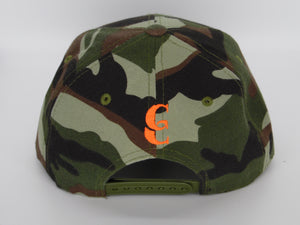 Camo Snapback Orange & Brown