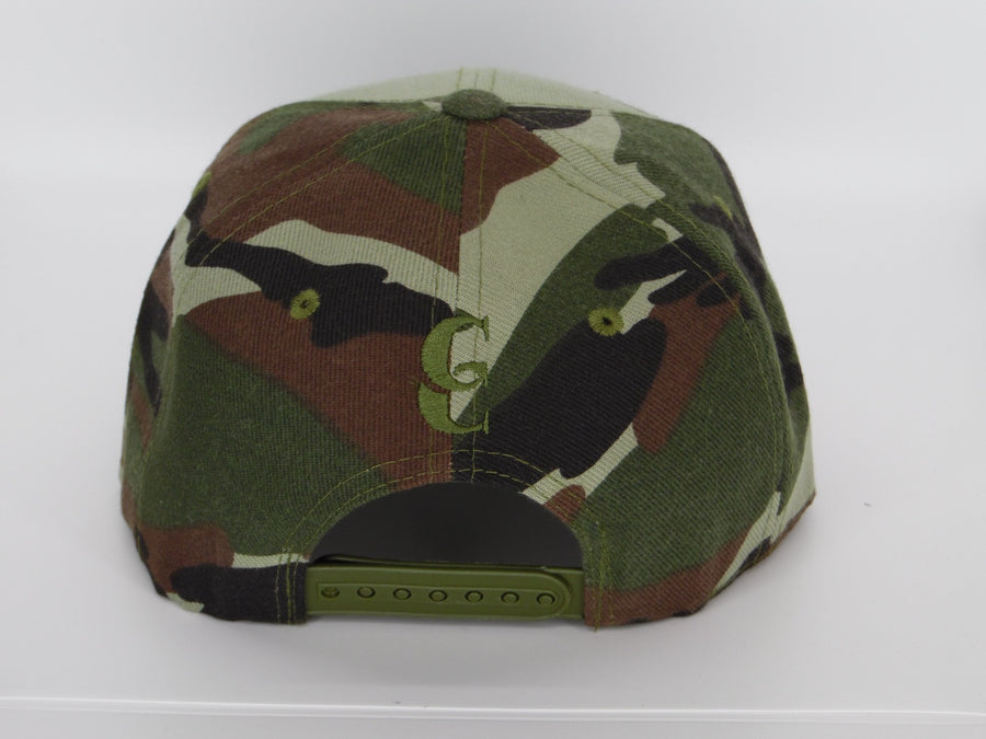 Camo Snapback Olive & Black